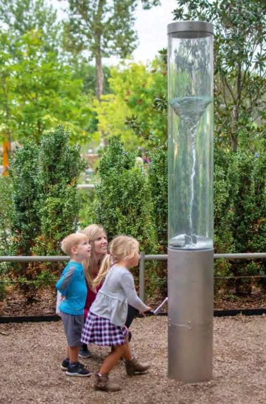L’eau comme élément de jeu — Aire de jeux du « Petit Jardin »
