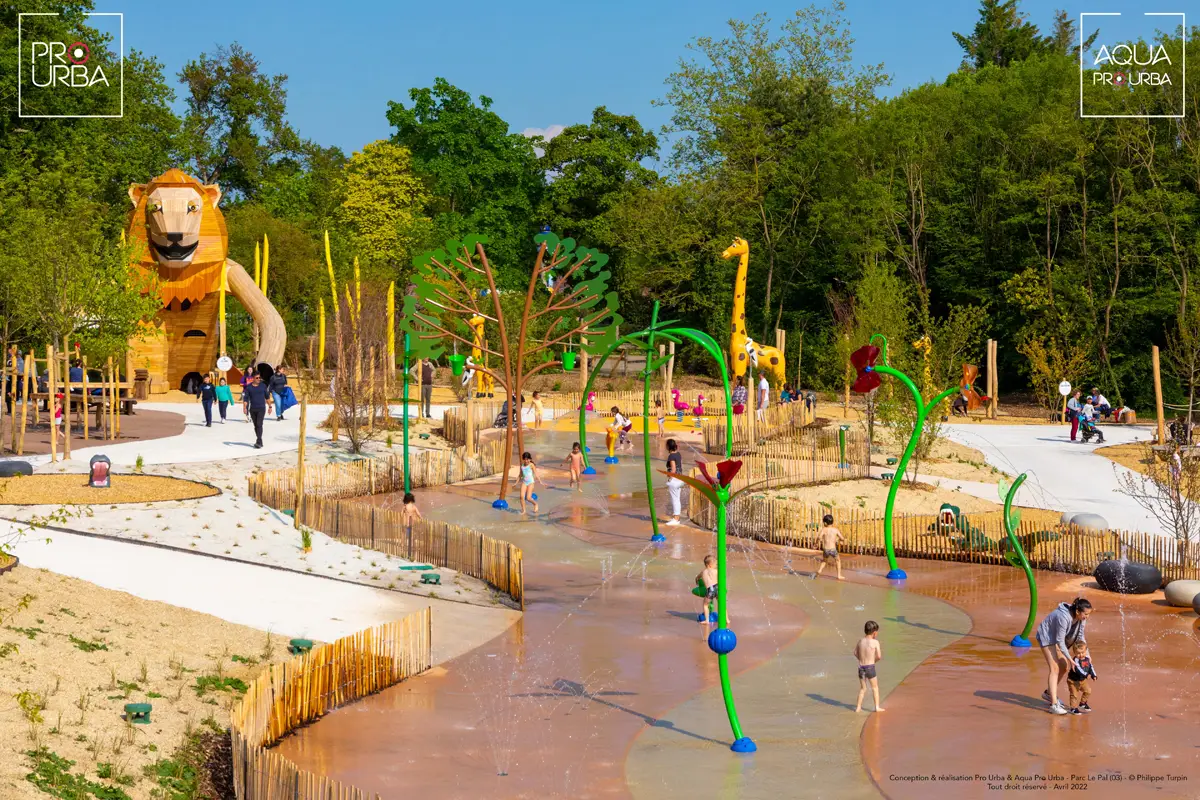 Aire de jeux pour le parc Le Pal – La rivière du Lion image 3